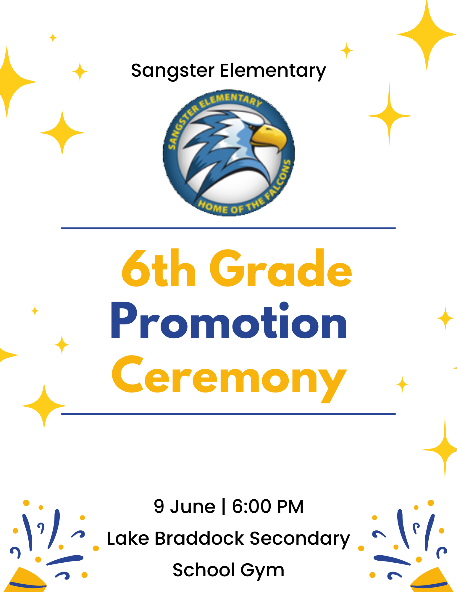 6th grade promotion graphic
